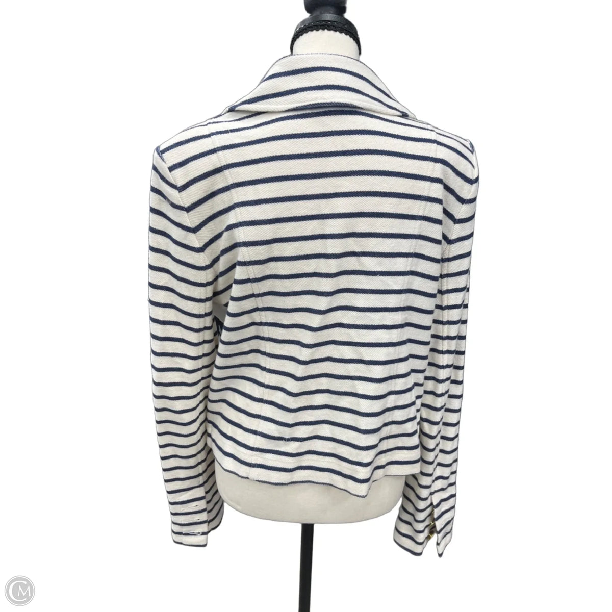 Blazer By Cabi In Striped Pattern, Size: M