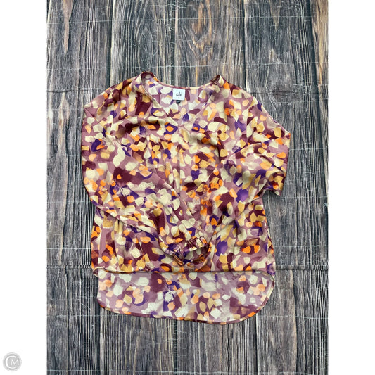 Top Long Sleeve By Cabi In Purple, Size: S