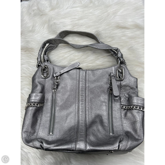 Handbag Leather By B. Makowsky, Size: Large
