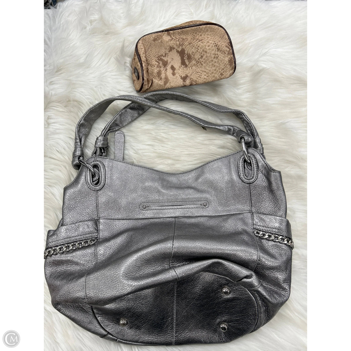 Handbag Leather By B. Makowsky, Size: Large