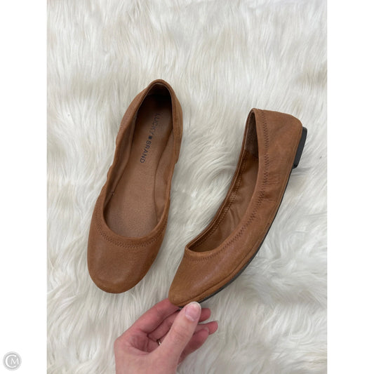 Shoes Flats By Lucky Brand In Brown, Size: 7