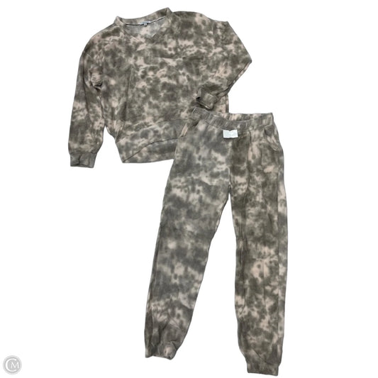 Lounge Set Pants By White Birch In Tan, Size: M