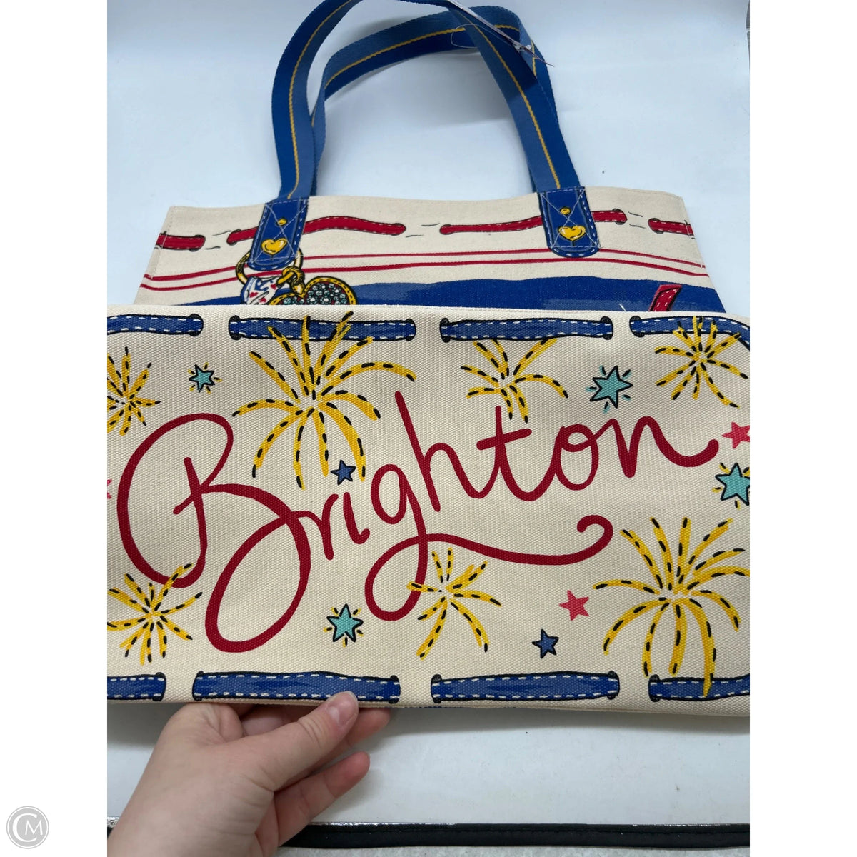 Tote Designer By Brighton, Size: Medium