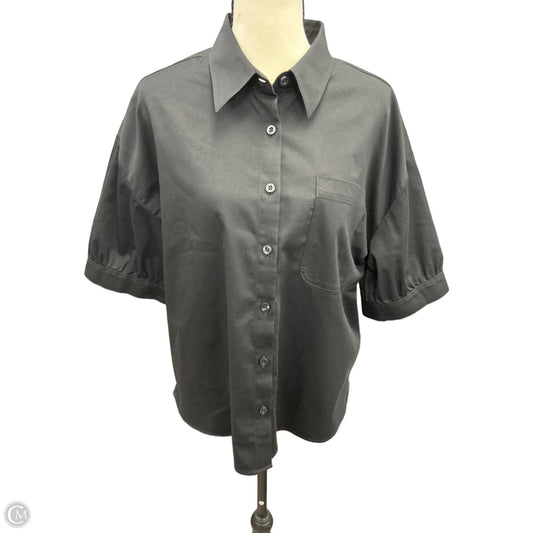 Top Short Sleeve By Chicos In Black, Size: 14