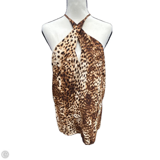 Tank Top By Worthington In Animal Print, Size: M