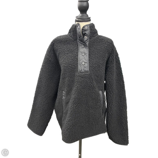 Sweatshirt Collar By Athleta In Black, Size: M