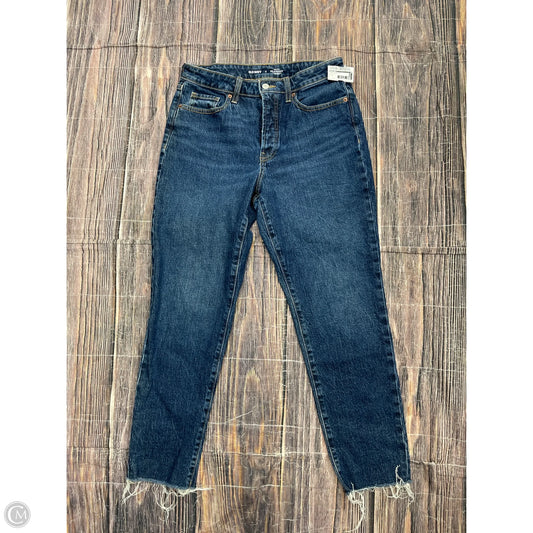 Jeans Straight By Old Navy In Blue Denim, Size: 8