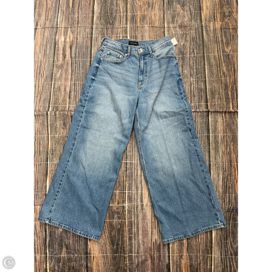 Jeans Wide Leg By Free Assembly In Blue Denim, Size: 8