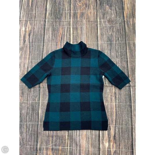 Sweater Short Sleeve By Ann Taylor In Blue, Size: Xs