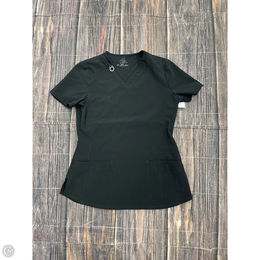 Top Short Sleeve By Cherokee In Black, Size: Xs