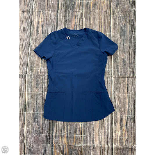 Top Short Sleeve By Cherokee In Blue, Size: Xs
