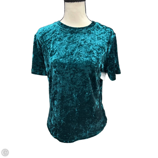 Top Short Sleeve By Allegra K In Green, Size: S