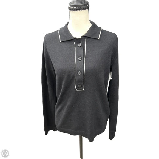 Sweater By Max Studio In Black, Size: M
