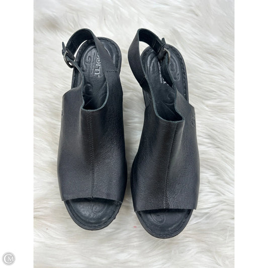 Sandals Heels Block By Born In Black, Size: 10