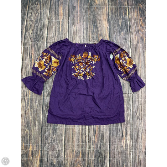 Dress Casual Short By Free People In Purple, Size: M