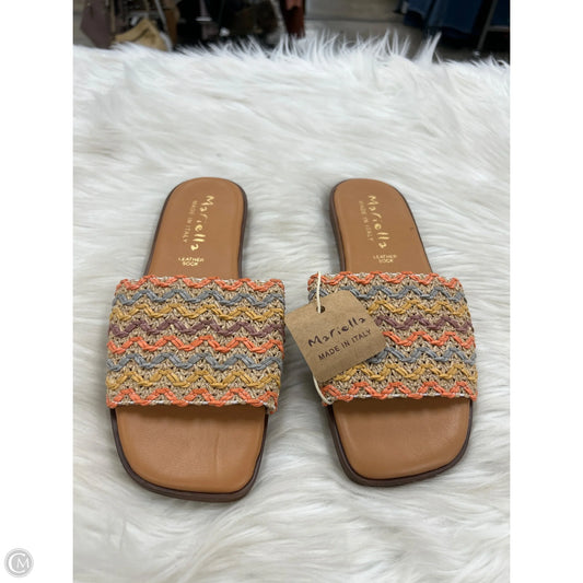 Sandals Flats By Mariella In Tan, Size: 6.5