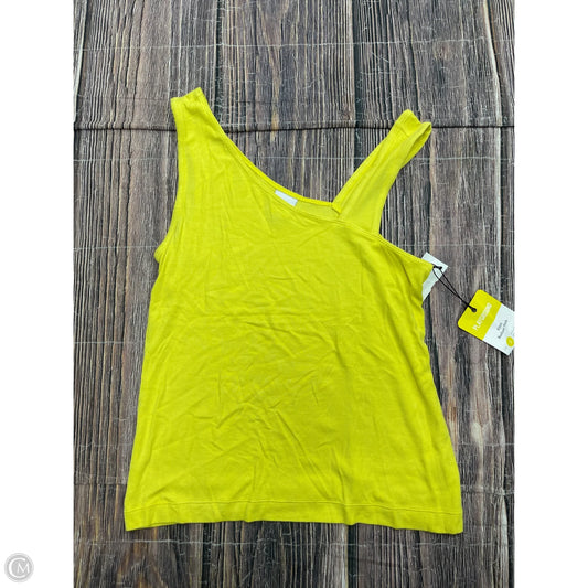 Tank Top By Cabi In Yellow, Size: S