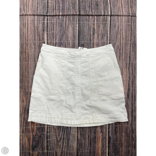 Skirt Mini & Short By Cabi In White, Size: 12