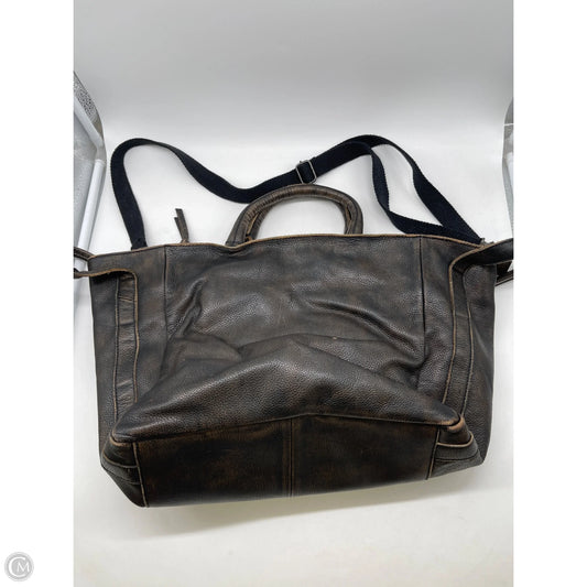 Tote Leather By Free People, Size: Large