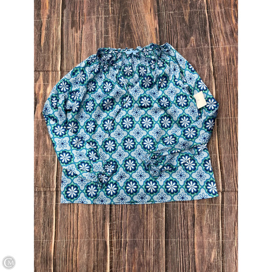 Top Long Sleeve By Draper James In Blue, Size: Xs