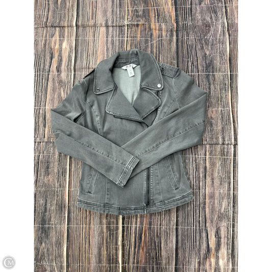 Jacket Denim By White House Black Market In Grey Denim, Size: 4