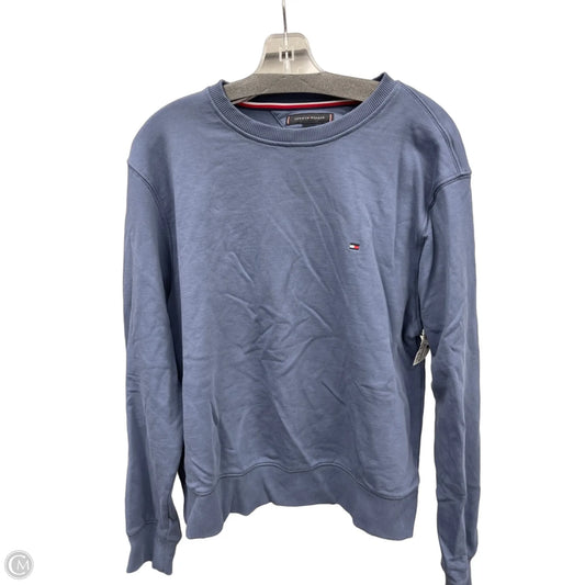 Sweatshirt Crewneck By Tommy Hilfiger In Blue, Size: L
