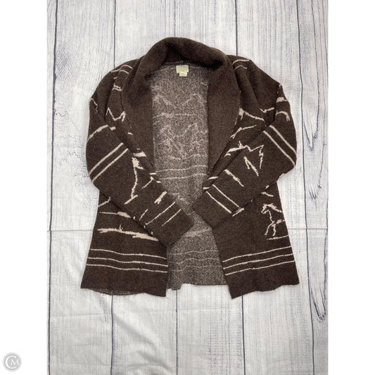 Sweater Cardigan By Telluride In Brown, Size: Xl