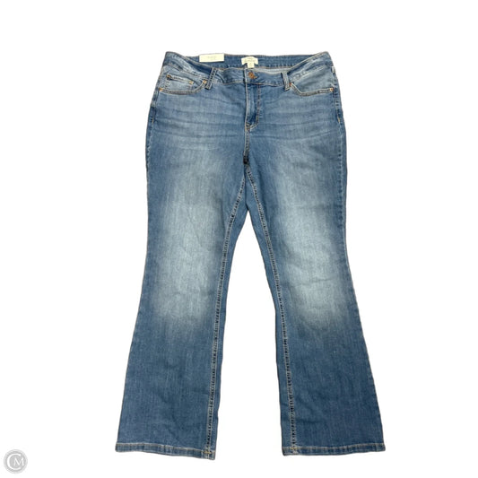 Jeans Boot Cut By Maurices In Blue Denim, Size: 16W Short