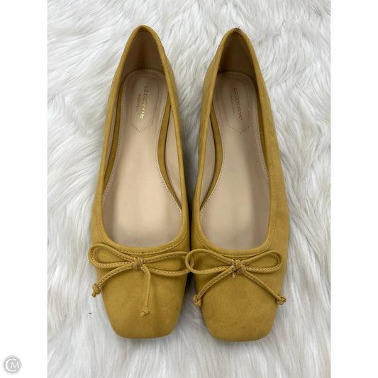 Shoes Flats By Liz Claiborne In Yellow, Size: 9.5