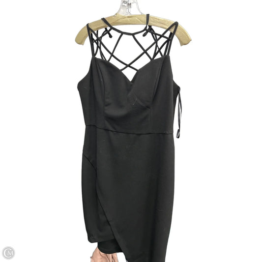 Dress Party Short By Clothes Mentor In Black, Size: 14