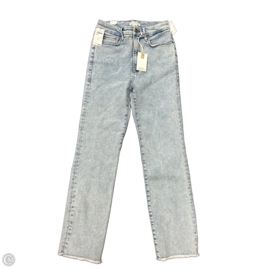 Jeans Straight By Good American In Blue Denim, Size: 6