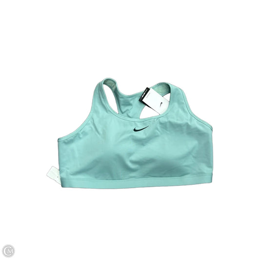 Athletic Bra By Nike In Teal, Size: 3x