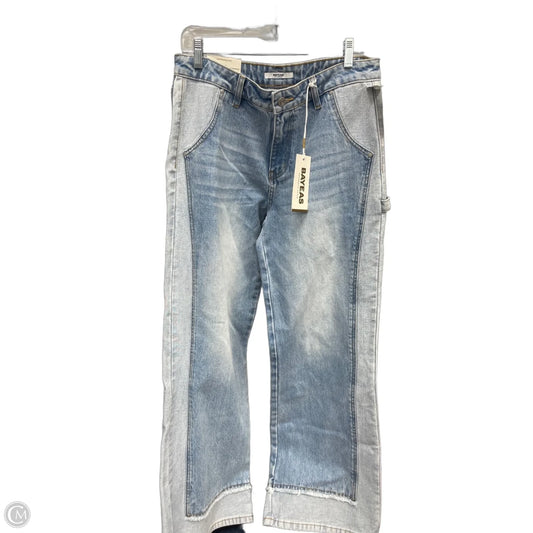 Jeans Wide Leg By Cmc In Blue Denim, Size: 8