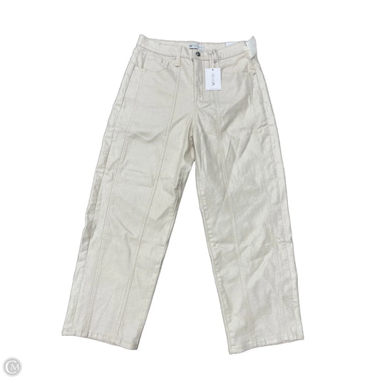 Jeans Wide Leg By Jessica Simpson In Cream Denim, Size: 4