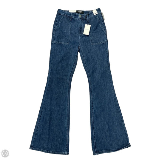 Jeans Flared By Judy Blue In Blue Denim, Size: 6