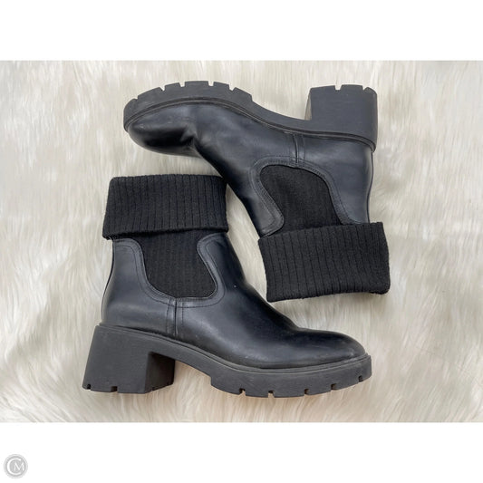 Boots Ankle Heels By Falls Creek In Black, Size: 11