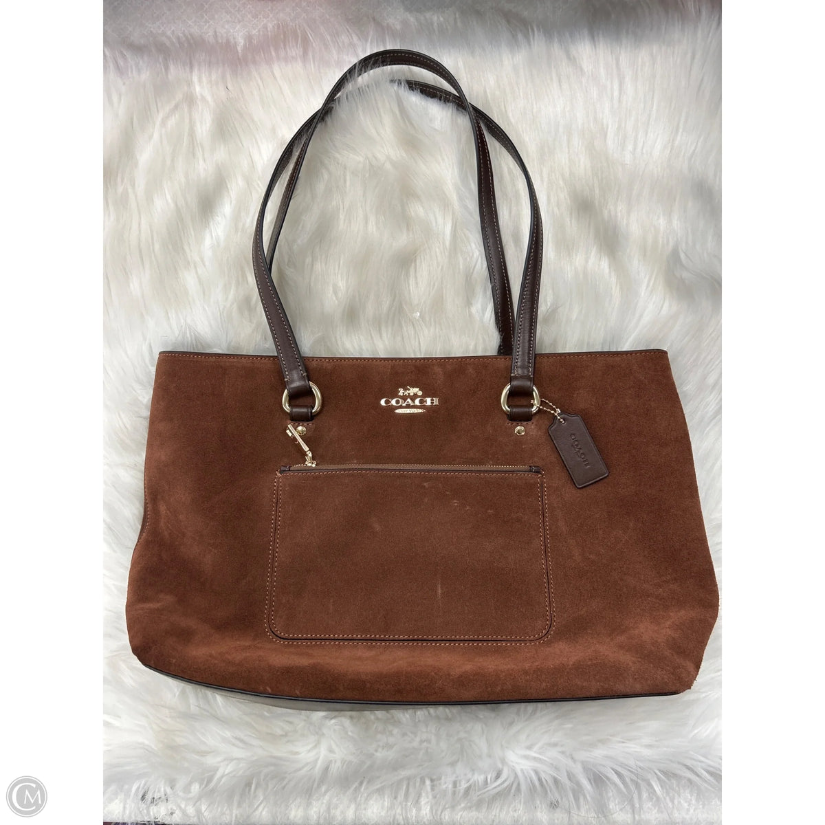 Tote Designer By Coach, Size: Large
