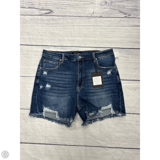 Shorts By Clothes Mentor In Blue Denim, Size: 1x
