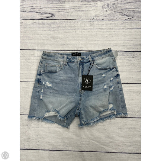 Shorts By Clothes Mentor In Blue Denim, Size: 1x