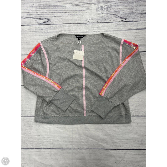 Top Long Sleeve By Davi & Dani In Grey, Size: 2x