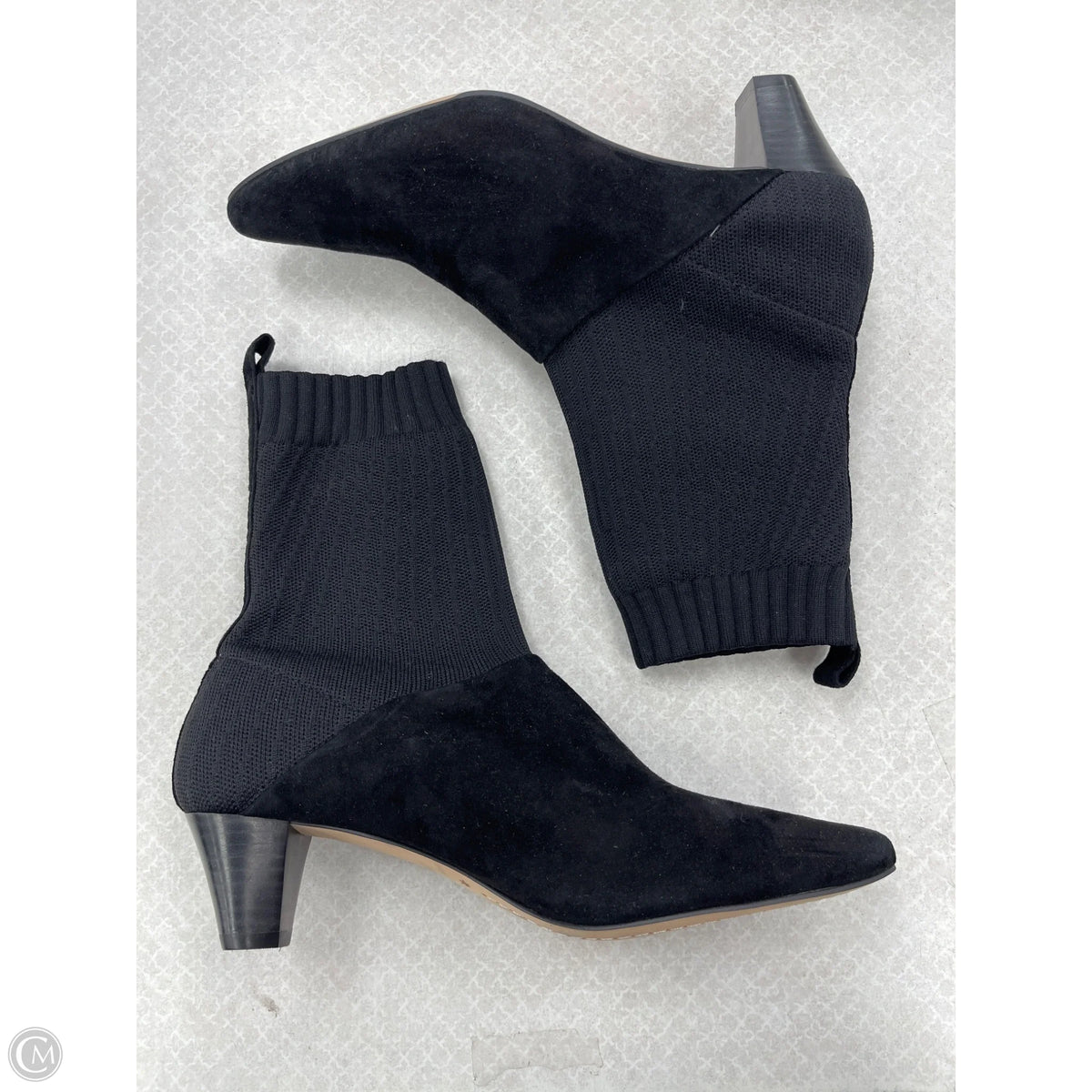 Boots Ankle Heels By Splendid In Black, Size: 8