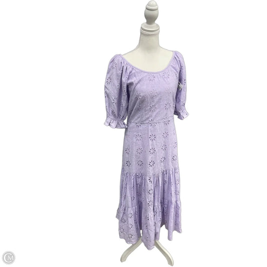 Dress Casual Maxi By Ann Taylor In Purple, Size: 4