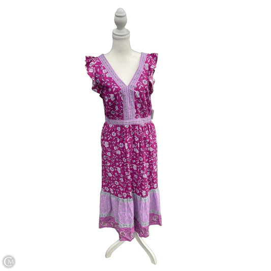 Dress Casual Maxi By Loft In Purple, Size: 6