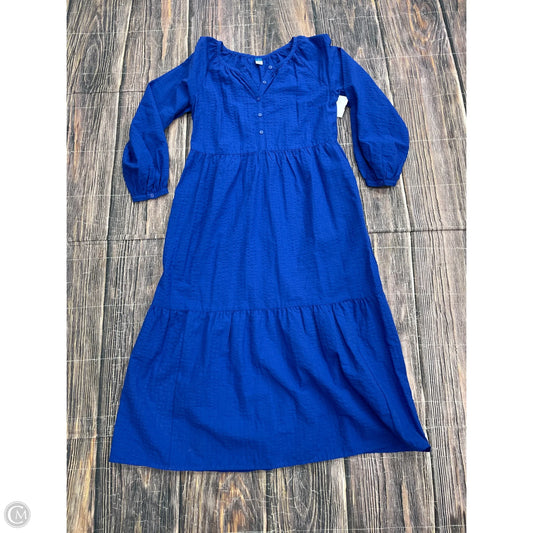 Dress Casual Maxi By Old Navy In Blue, Size: S