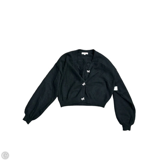 Sweater Cardigan By Clothes Mentor In Black, Size: Xs