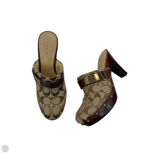 Shoes Designer By Coach In Brown, Size: 7