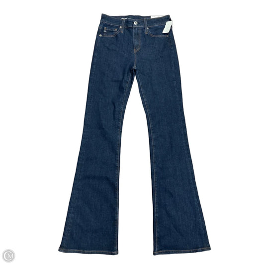 Jeans Boot Cut By Adriano Goldschmied In Blue Denim, Size: 0