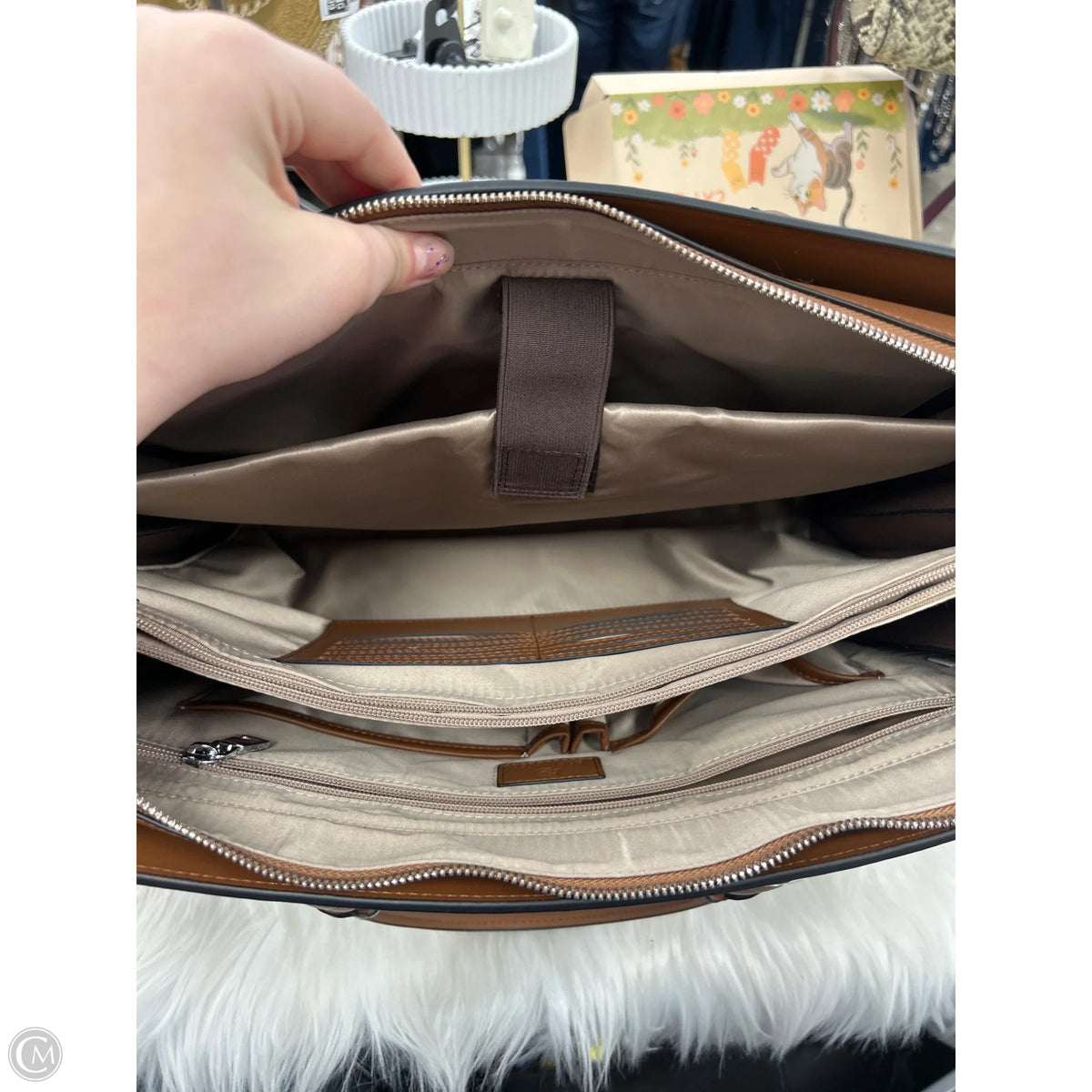Laptop Bag By Bostanten, Size: Large