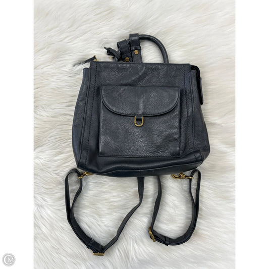Backpack Leather By Fossil, Size: Small