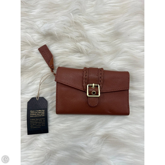 Wallet Leather By Clothes Mentor, Size: Medium